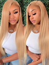 Bold Color Collection Coded Color Wigs Straight 13X4 Lace Front Wig 613 Blonde